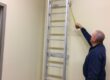 Measuring for a roof access ladder